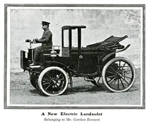 Chauffeur Prints: New electric Landaulet motor car 1903