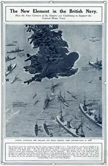 Images Dated 3rd October 2017: New element in British Navy by G. H. Davis