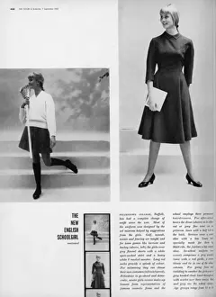 Aug17 Prints: The New English School Girl - Felixstowe College uniform