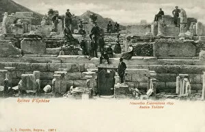 Images Dated 5th April 2019: New Excavations of 1899 reveal Ancient Theatre at Ephesus