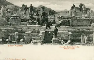 Examining Prints: New Excavations of 1899 reveal Ancient Theatre at Ephesus