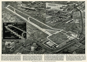 Access Gallery: New Extended Gatwick Airport, South London 1958