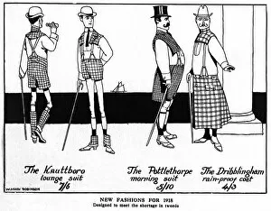 New Fashions for 1918 by William Heath Robinson, WW1