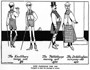 Skimpy Prints: New Fashions for 1918 by William Heath Robinson, WW1