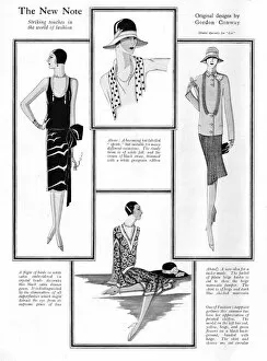 Images Dated 3rd October 2014: New fashions notes by Gordon Conway, 1927