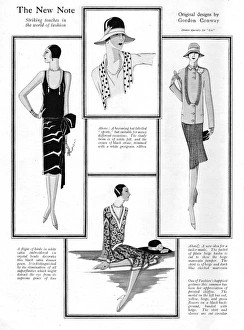 Images Dated 3rd October 2014: New fashions notes by Gordon Conway, 1927