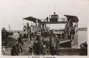 New ferry at Bizerte (Bizerta), Tunisia, North Africa