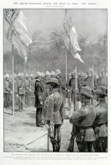 Guinea Prints: New Guinea is divided between Britain and Germany