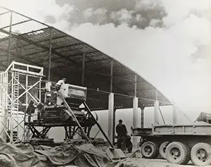 Erding Prints: New Hangars Being Constructed at the Headquarters of the?