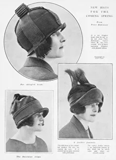 Millinery Prints: New hats for the coming Spring from Peter Robinson, London