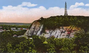 Rocky Prints: New Haven, Connecticut, USA - East Rock from Indian Head
