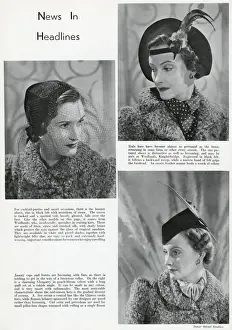 Veils Prints: New in headlines 1937