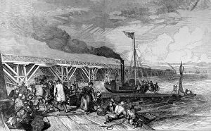 Images Dated 7th July 2004: The New Holland Ferry, on the Humber, April 1848