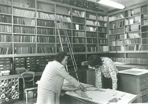 New Library Map Room, Geological Society, 1972
