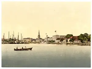 Pommeraina Prints: From new lighthouse, Swinemunde, Pommeraina, Germany (i. e