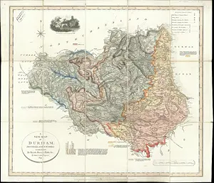 Divided Prints: A New Map of Durham divided into Wards (Smith, 1831)