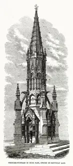 Maharajah Prints: New marble gothic style drinking fountain in Hyde Park
