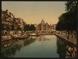 The new market and bourse (i. e. weighing house), Amsterdam
