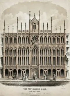 The new Masonic Hall, Philadelphia