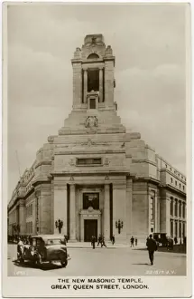 Architects Prints: The New Masonic Temple, Great Queen Street, London1937
