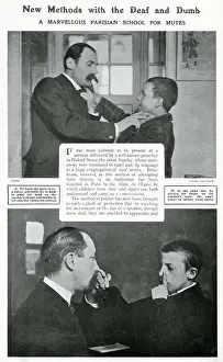 London Prints: New methods with the deaf and dumb 1906