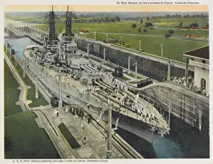 Gatun Prints: NEW MEXICO IN LOCKS