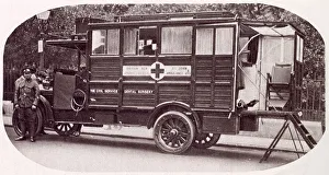Toothache Prints: A new mobil van, to treat toothaches and trench-gum