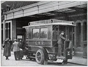 Transported Prints: New Motor Service the G.W.R. 1904