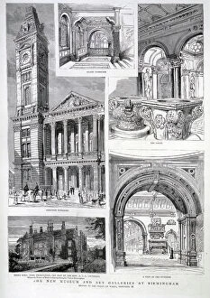 Museums Collection: New Museum and Art Galleries, Birmingham, 1885