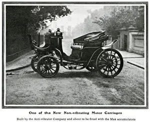 Silent Prints: New non-vibrating electric motor carriage 1903