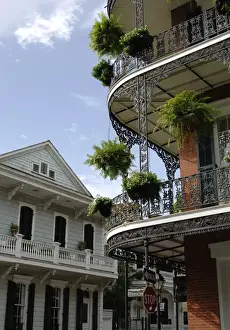 New Orleans. The French Quater or Vieux Carre?. State of Lou