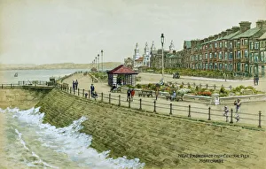 New Promenade from central pier, Morecambe, Lancashire