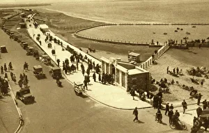 New Promenade and Lake, Burnham-on-Sea, Somerset