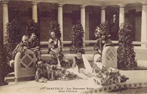 Bathers Prints: New public baths at Deauville De la Plage Fleurie