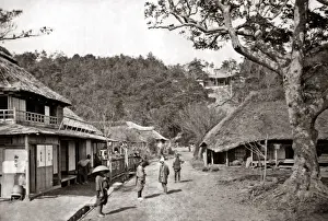 On the New Road Nigishi, Yokohama, Japan, 1870s