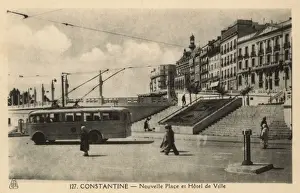 New Square and Town Hall, Constantine, Algeria