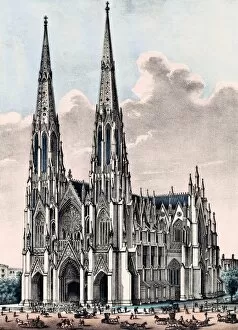 Images Dated 13th May 2011: The New St. Patricks Cathedral, New York