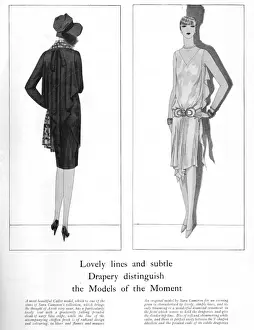 Drapery Prints: New summer fashion models from Sara Camerons London salon