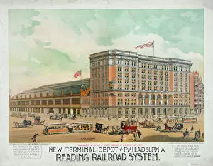 System Collection: New terminal depot at Philadelphia. Reading railroad system