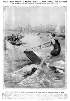 Plank Prints: A new thrill for bathers: water sport in 1913