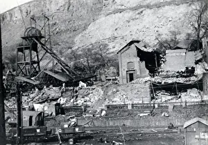 Damaged Prints: New Tredegar Colliery, Rhymney Valley, South Wales
