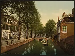 Hague Prints: The New Uitleg (canal), Hague, Holland