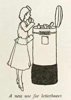 Cosmetic Prints: A new use for letterboxes 1941
