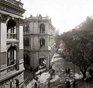 Kong Prints: New Victoria Hotel, Hong Kong circa 1890