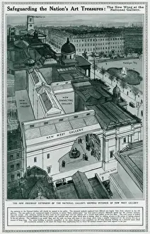 Annotated Prints: New Wing at the National Gallery, London
