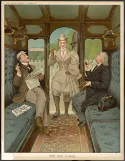 Occupants Prints: New Woman in Smoker