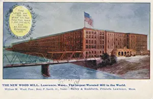 Worsted Prints: New Wood Mill, Lawrence, Massachusetts, USA