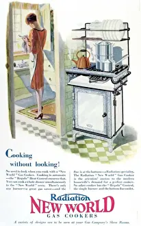 New World Gas Cooker Advertisement, 1928