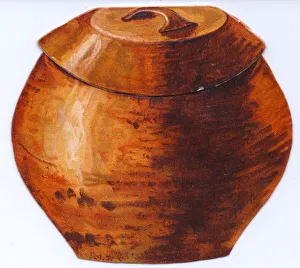 Images Dated 9th May 2018: New Year card in the shape of a jar