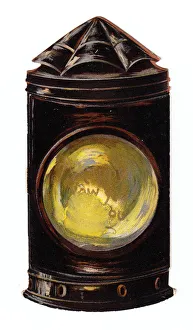 Images Dated 9th May 2018: New Year card in the shape of a lantern